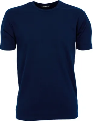 Produktbild von Tee Jays Herren Interlock T-Shirt, Rundhalsausschnitt, Kurzarm BC3311 (XL) (Marineblau)