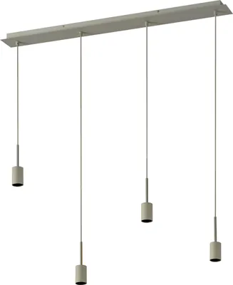 Zdjęcie produktu dla OSRAM Decor lampa wisząca Needle Linear 4xE27, beżowa, stal, kompatybilna z dekoracyjnymi źródłami światła, IP20