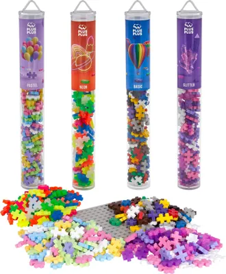 Productafbeelding van Plus-Plus 7265, geweldig constructiespeelgoed, kleurenmix, set van 4 verschillende sets