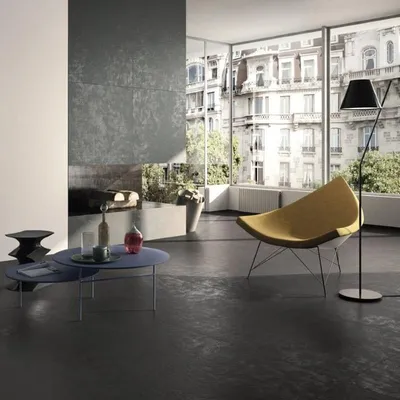 Produktbild von CASA39 Fliesen Betonoptik Schwarz 60x60 cm Casalgrande Padana Resina