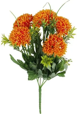 Obrázek produktu pro Umělá tawula v oranžové barvě - 5 kusů, výška 30 cm