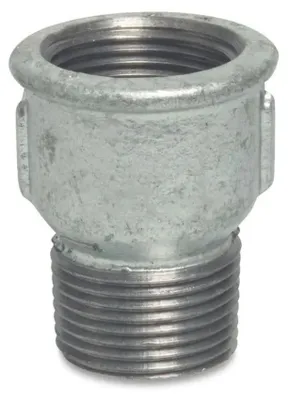 Immagine prodotto di Raccordo Filettato in Ghisa Malleabile, Nipplo a Manicotto 1 1/2"