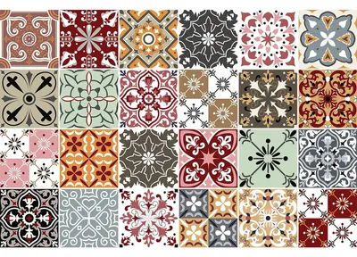 Immagine prodotto di Adesivi da parete – Adesivi autoadesivi per piastrelle per cucina e bagno – 24 adesivi PORTIA per piastrelle – 24 adesivi 20 x 20 cm