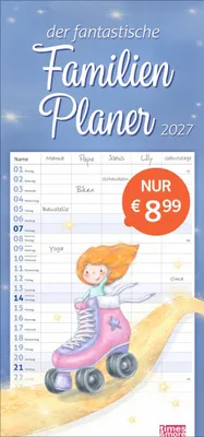 Produktbild von times&more Zauberwesen Familienplaner 2027