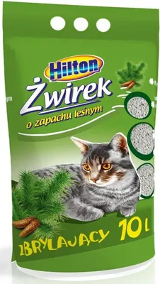 Produktbild von HILTON Bentonit klumpendes Waldkatzenstreu - 10 l