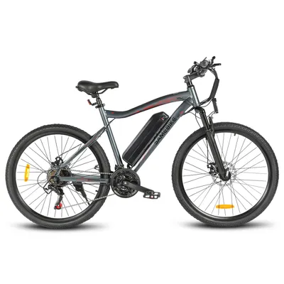 Produktbild von SAMEBIKE SY26-II Klassisches E-Mountainbike E-bike Elektro-Faltrad Trekking e-bike mit SHIMANO 21-Gang (Grau)