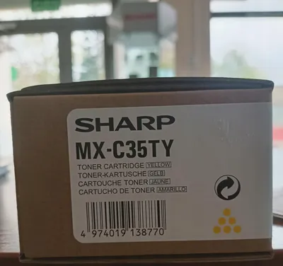 Obrázok produktu pre Sharp MXC35TY, 6000 strany, Žltá, 1 kusov