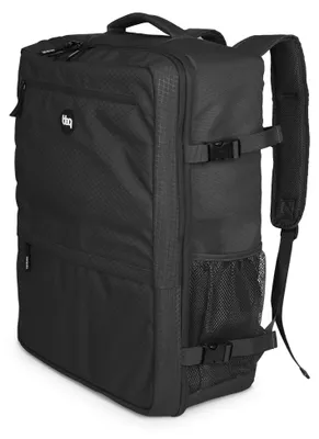 Immagine prodotto di blnbag M6 - Zaino aereo bagaglio a mano leggero 55x40x20 cm grande scomparto per laptop valigia zaino Weekender Cabina Zaino max 45 L borsa da viaggio XL Borsa da viaggio, Nero