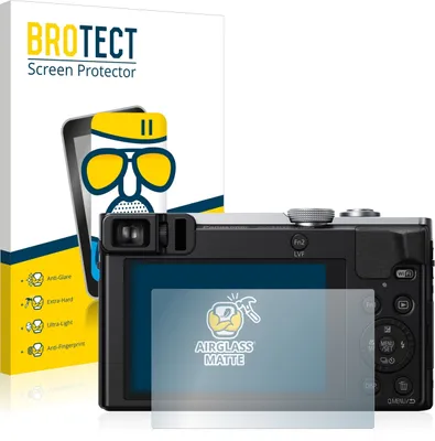 Produktbild von BROTECT Entspiegelungs Schutzglas für Panasonic Lumix DMC-TZ71 Schutzfolie Panzer Folie Glas Display Schutz matt