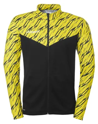 Obrázok produktu pre Uhlsport Progressive 28 polyesterová bunda detská čierna žltá veľkosť 152