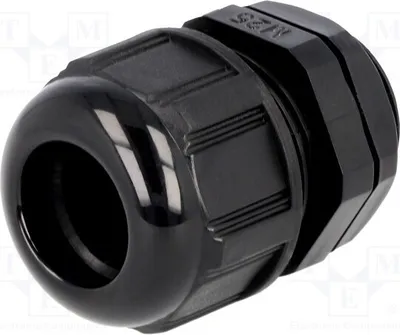 Produktbild von 1x Kabelverschraubung schwarz Mat: 1,5 M25 IP68 UL94V-2 93600-0359 7000.7824.6 n