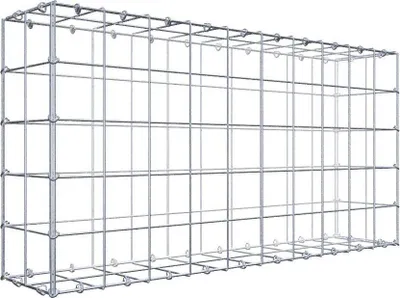 Immagine prodotto di Gabbione 100 cm x 50 cm x 20 cm (L x H x P), maglia 10 cm x 10 cm, anello a C