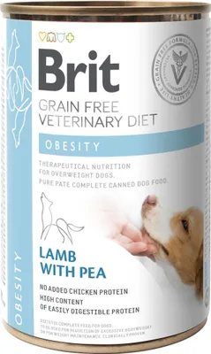 Produktbild von Brit Grain Free VET Diets Obesity Nassfutter für Hunde, 400 g