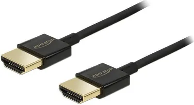 Obrázok produktu pre Delock kábel HDMI A samec > HDMI A samec 2,0 m Slim