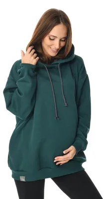 Produktbild von 2-in-1 Stillpullover und Schwangerschaftspullover mit Kapuze