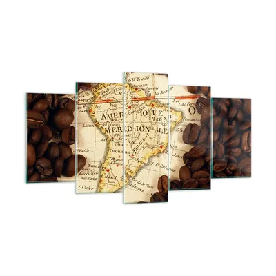 Produktbild von Bilder auf glas - Südamerika Samen Kaffee - 160x85cm - Glasbilder - Wandbilder - Kunstdruck - zum Aufhängen bereit - Wanddekoration aus Glas - Glas Bilder - Wandbild auf Glas - GEA160x85-2198