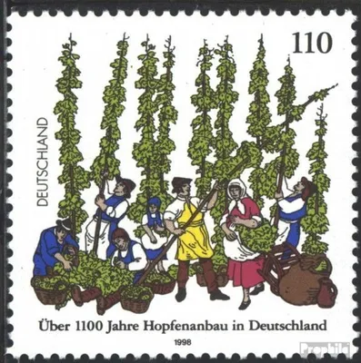 Produktbild von Briefmarken BRD (BR.Deutschland) 1998 Mi 1999 (kompl.Ausg.) postfrisch 1100 Jahre Hopfenanbau
