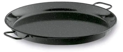 Paellapfanne emailliert 60 cm Edelstahl schwarz