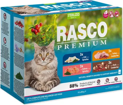 Image de Rasco Premium Stérilisé Multipack 12 × 85 g