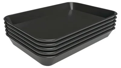 Image de Plateau de présentation, lot de 5, 250x350mm, noir