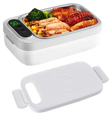 Image de Chauffe-repas portable, capacité 1 L, rechargeable par USB, BLANC