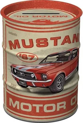 Produktbild von Nostalgic-Art - Spardose Ölfass - Ford Mustang - GT 1967 Motor Oil