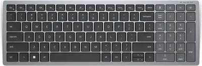 Obrázek produktu pro DELL Kompaktní klávesnice Pro Plus – KB740 - italština (QWERTY), Plná velikost (100 %), Bezdrátový, RF bezdrátové + Bluetooth, Nůžkový spínač, QWERTY, Šedá, Černá