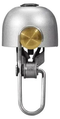 Immagine prodotto di Campanello per bicicletta - Modello 15-1BS - Design classico - Acciaio inossidabile - Suono chiaro - Argento