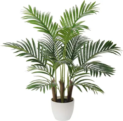Immagine prodotto di Palma artificiale grande 70cm decorazione verde, albero artificiale piante tropicali soggiorno camera da letto ufficio