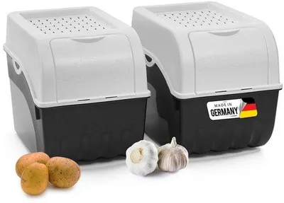 Productafbeelding van Set van 2 Aardappelopbergdozen voor Versheid