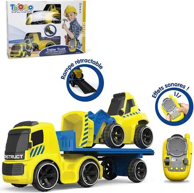 Image de Silverlit. Remorque télécommandée avec bulldozer