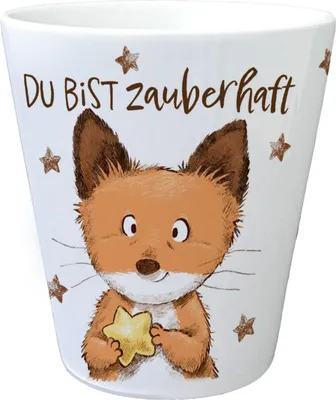 Produktbild von Fuchs Blumentopf mit Spruch Du bist zauberhaft