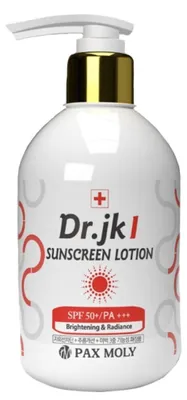 Imagen del producto de PaxMoly, Dr. JK1, Ingredientes naturales, Hidratante y calmante, Protector solar, SPF 50+, 200 ml