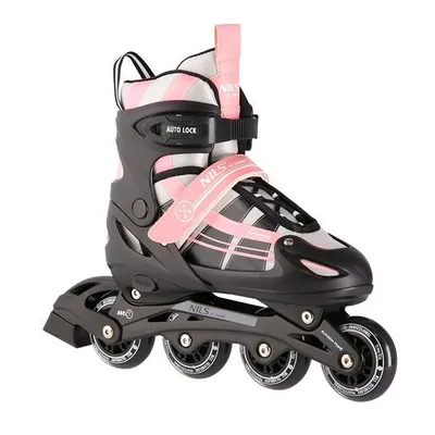 Produktbild von Nh18366A 2In1 Pink-Weiss Grösse S(31-34) Rollschuhe Mit Hockey-Ärmel Nils Extreme