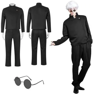 Immagine prodotto di Costume anime per adolescenti, ideale per Halloween e il Carnevale - Outfit da cosplay realizzato con materiale nero
