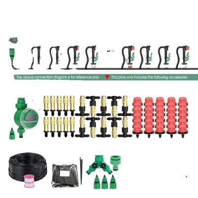 Produktbild von Gartenbewässerungssystem, Tropf- und Sprühfunktionalität, effiziente Wasserverteilung, JxAB862C