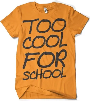 Produktbild von Too Cool For School T-Shirt - Small - Orange