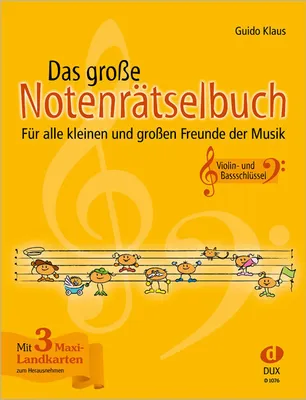 Produktbild von Das große Notenrätselbuch, Ausgabe Violin- und Bassschlüssel