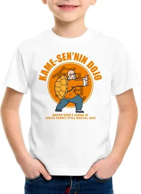 Produktbild von style3 Roshi Kame-Sen'nin Dojo Kinder T-Shirt turtle gt z son-goku