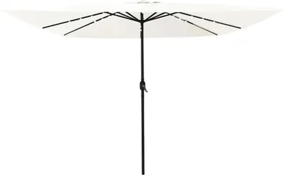 Produktbild von vidaXL Garten-Sonnenschirm Sand 295 x 295 x 245 cm Polyester und Stahl