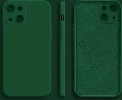 Produktbild von Bunt Case Hülle mit Kameraschutz Back Cover Bumper Silikon Schutzhülle kompatibel mit iPhone 13 Pro Max Grün
