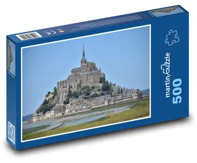Obrázok produktu pre Puzzle 500 Mont Saint-Michel - Francúzsko, ostrov - martinpuzzle