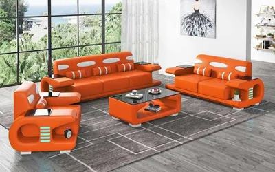 Produktbild von Sofagarnitur Sofa 321 Schwarz Set JVmoebel