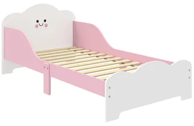 Obrázok produktu pre Detská postieľka 140x70 cm s bočnicami | Farba: Ružová | Rozmery: 77x143x60 cm