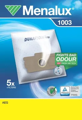 Produktbild von MENALUX Staubsäcke für AEG, Privileg (5Stk.) 1003