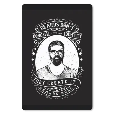 Produktbild von MuchoWow® Mauspad Mousepad Mancave - Männer - Bart - Retro 40x60 cm - Mousepads - Maus Mat - Pad - Mausunterlage - Schreibtisch Accesoire