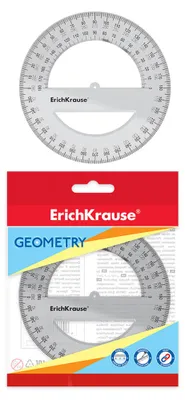 Produktbild von Winkelmesser 360° 12 cm Kunststoff 1 Stück transparent