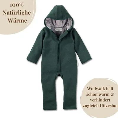 Produktbild von Woll-Overall als Schneeanzug, mitwachsend, temperaturausgleichend, wasserabweisend