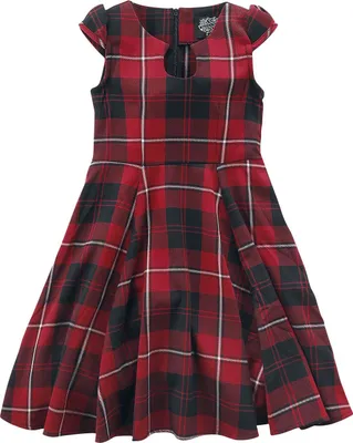 Produktbild von H&R London Kleid Damen Red Tartan Tea Kids Dress rot/schwarz 152