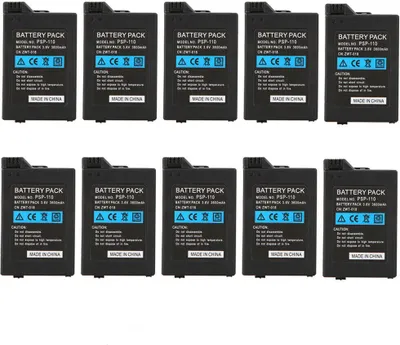 Obrázek produktu pro 10 Pack 3,6V 3600mAh náhradní baterie pro Sony PSP2000 PSP3000 Gamepad Controller